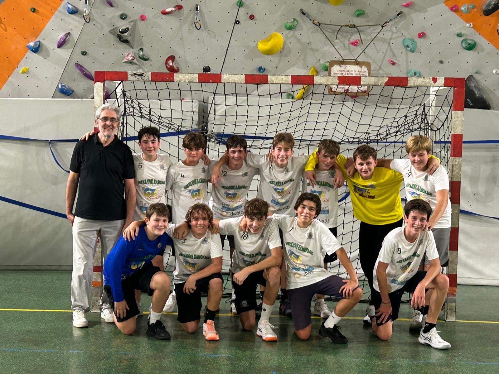 L’étoffe des hérons : les U15 masculins s’imposent 32-13 à Salaise
